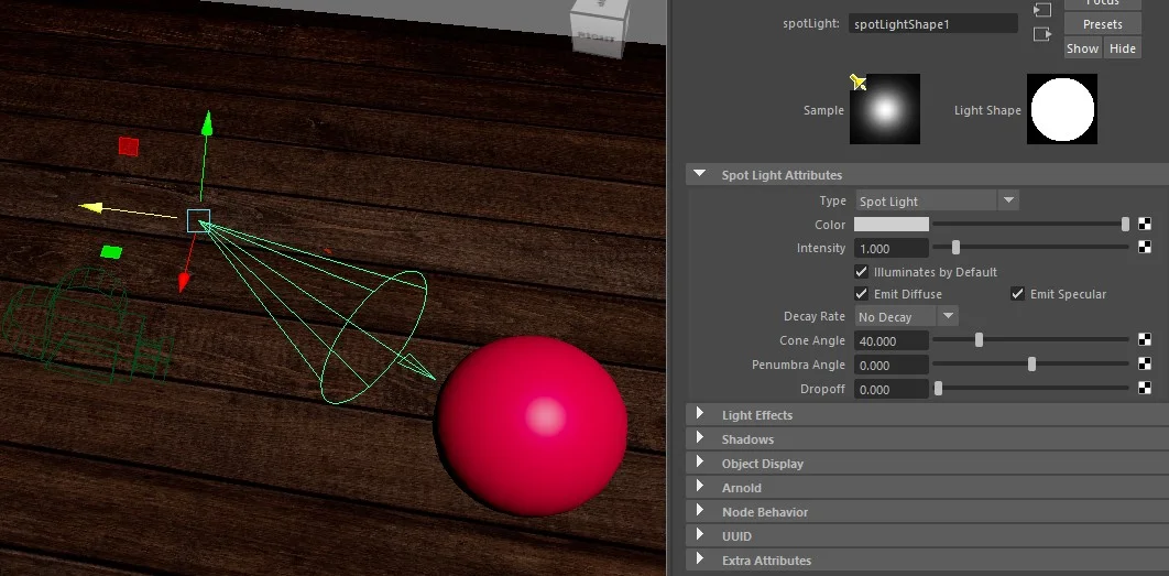 Figura: Planar mapping options.