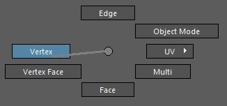 Figura: Maya RMB Vertex.
