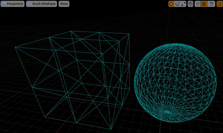 Figura: Unreal Wireframe