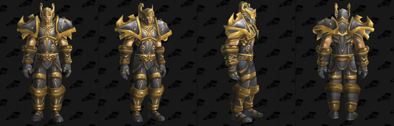 Figura: WoW Classic Warrior Armor/Tier Sets.