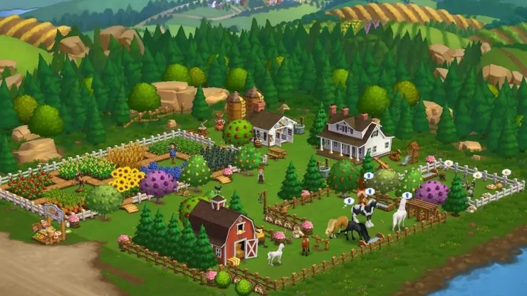 Figura: Série animada do jogo social FarmVille vem aí.