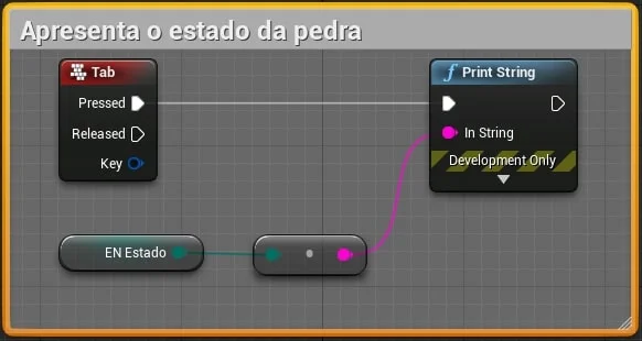 Figura: Blueprint escrevendo o conteúdo do Enum.