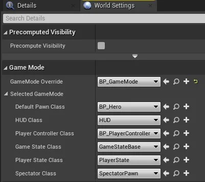 Figura: Blueprint - GameMode em World Settigns GameMode.