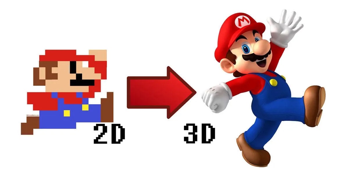 É melhor criar um jogo 2D ou 3D?