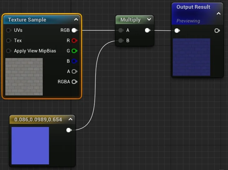 Figura: Blueprint Material Function - Output.