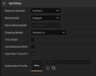 Figura: Blueprint Material- Type input.