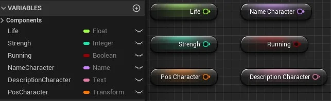 Blueprint Variables