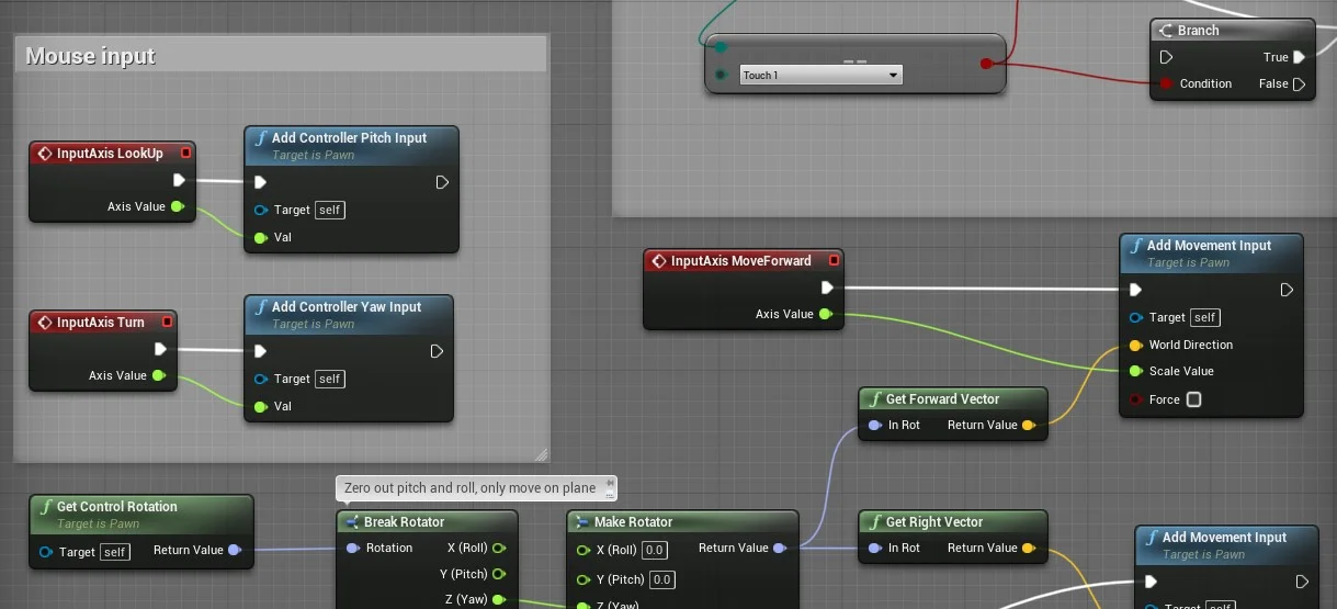 Figura: Unreal Engine com Blueprint